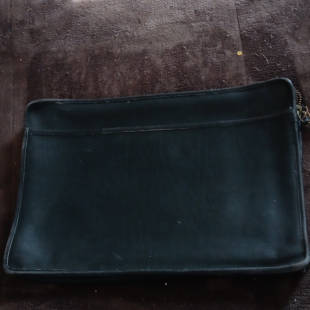 Vintage Coach Portfolio Document Case Laptop iPad Pouch Case